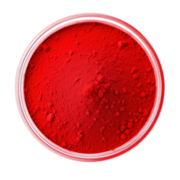 AI generated Bright red holi paint isolated on transparent background. png