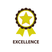 Excellence icon from life skills collection. Simple line Excellence icon for templates, web design and infographics png