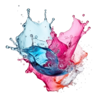 AI generated Wave splash isolated on transparent background. png