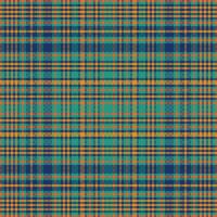 Tartan plaid pattern with texture and summer color. vector