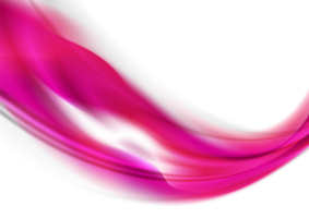 Abstract smooth pink curved waves png