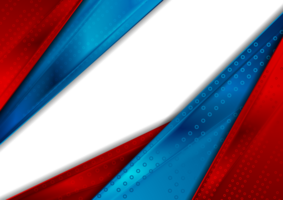 Red and blue stripes abstract tech background png