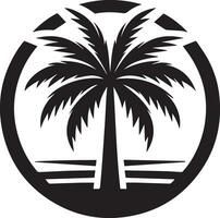 Palm Tree vector logo silhouette, Palm Icon vector 9