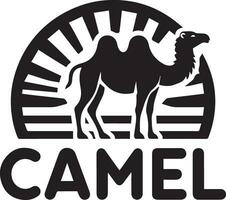 camello logo vector Arte ilustración, camello icono vector silueta 11