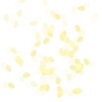 coloré confettis sur une transparent Contexte. un événement et fête fête éléments. png