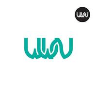 Letter WWN Monogram Logo Design vector