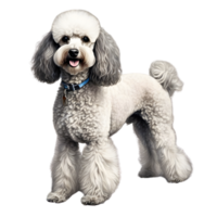 AI generated Color pencil sketch of a Poodle. Ai-generated. png