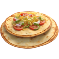 ai gegenereerd detailopname beeld van tostadas voedsel clip art. ai-gegenereerd. png