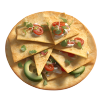 ai generato avvicinamento Immagine di tostadas cibo clipart. ai-generato. png