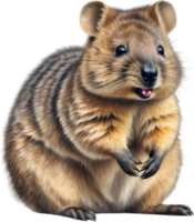 ai generado un de cerca imagen de un quokka ai-generado. png