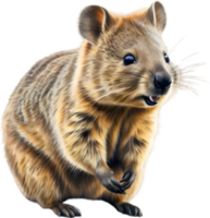 ai genererad en närbild bild av en quokka. ai-genererad. png