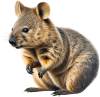 AI generated A close-up image of a Quokka. Ai-Generated. png