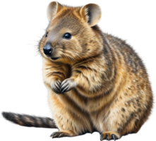 AI generated A close-up image of a Quokka. Ai-Generated. png