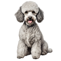 AI generated Color pencil sketch of a Poodle. Ai-generated. png