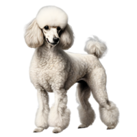 AI generated Color pencil sketch of a Poodle. Ai-generated. png