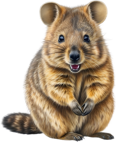 AI generated A close-up image of a Quokka. Ai-Generated. png