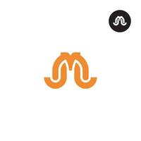 Letter JMJ Monogram Logo Design vector