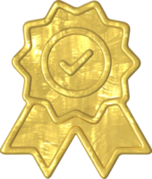 Golden award illustration png