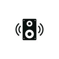 Sound speaker icon isolated on white background vector