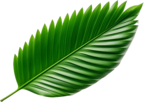 AI generated green palm tree png