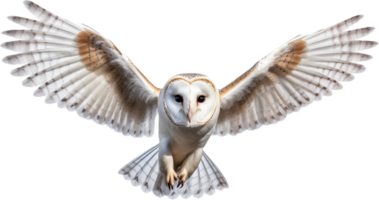 AI generated barn owl png