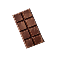 ai generado chocolate bar dulce postre comida en transparente antecedentes png