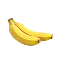 ai genererad färsk banan frukt på transparent bakgrund png