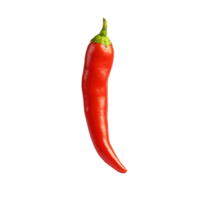 ai gegenereerd vers rood chili peper Aan transparant achtergrond png