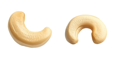 AI generated cashew on transparent background png