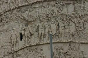 Scenes of Roman siege with testudo photo