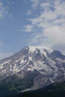 South face and glaciers of Mt. Rainier photo