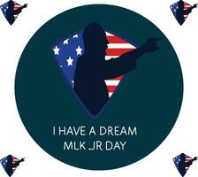 I have a dream Martin Luther King Jr. Day vector