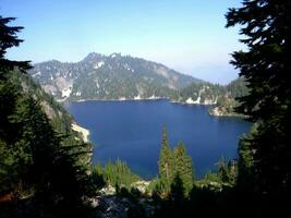 Snow Lake, a high alpine lake photo