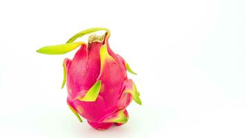 Vibrant Isolated Dragonfruit. Exotic Tropical Fruit Concept, Organic and Ripe, Healthy Dragon Fruit photo