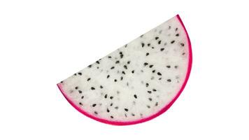 Vibrant Isolated Dragonfruit. Exotic Tropical Fruit Concept, Organic and Ripe, Healthy Dragon Fruit photo