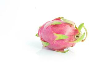 Vibrant Isolated Dragonfruit. Exotic Tropical Fruit Concept, Organic and Ripe, Healthy Dragon Fruit photo