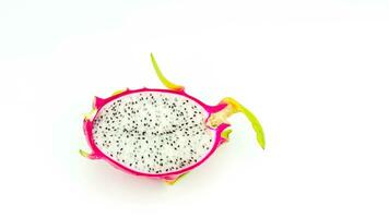 Vibrant Isolated Dragonfruit. Exotic Tropical Fruit Concept, Organic and Ripe, Healthy Dragon Fruit photo