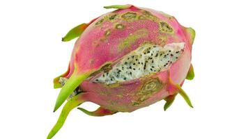 Vibrant Isolated Dragonfruit. Exotic Tropical Fruit Concept, Organic and Ripe, Healthy Dragon Fruit photo