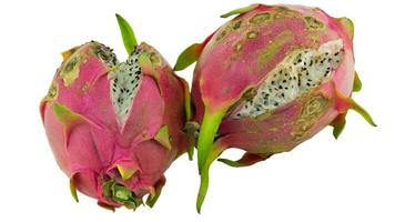 Vibrant Isolated Dragonfruit. Exotic Tropical Fruit Concept, Organic and Ripe, Healthy Dragon Fruit photo