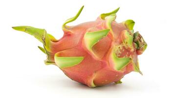 Vibrant Isolated Dragonfruit. Exotic Tropical Fruit Concept, Organic and Ripe, Healthy Dragon Fruit photo