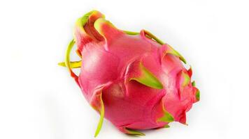 Vibrant Isolated Dragonfruit. Exotic Tropical Fruit Concept, Organic and Ripe, Healthy Dragon Fruit photo