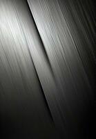 AI generated Vertical metal texture, steel silver background - AI generated image photo