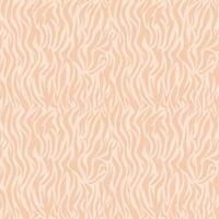 Zebra fur seamless pattern with color of the year 2024 Peach Fuzz. Texture of striped animal skin. Fashion and luxury textile design. Ideal for print, fabric, backdrop, cover, banner, wrapping paper vector