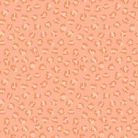 Leopard skin seamless pattern with color of the year 2024 Peach Fuzz. Fur of cheetah, jaguar. Fashion and luxury textile design. Ideal for print, fabric, backdrop, cover, banner, wrapping paper vector