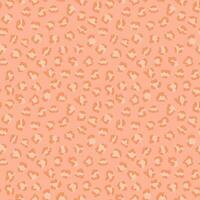 Leopard skin seamless pattern with color of the year 2024 Peach Fuzz. Fur of cheetah, jaguar. Fashion and luxury textile design. Ideal for print, fabric, backdrop, cover, banner, wrapping paper vector