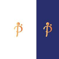 P Letter Logo Vector Professional Abstract Monogram Logo Design Symbol