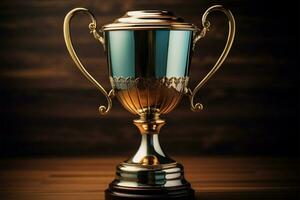 ai generado campeón premio trofeo taza ganador concepto ai generado foto