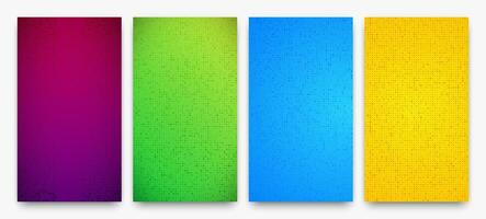 Abstract gradient geometric background of squares vector