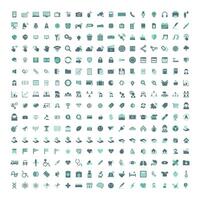 Mobile and pc file icon set vector