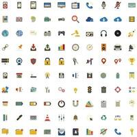 Mobile and pc file icon set vector